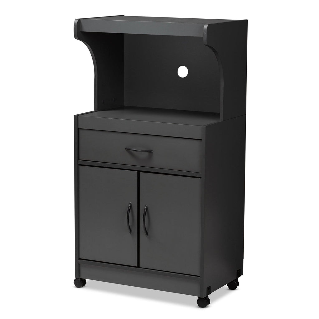 Dark Grey Finished Kitchen Cabinet R9861