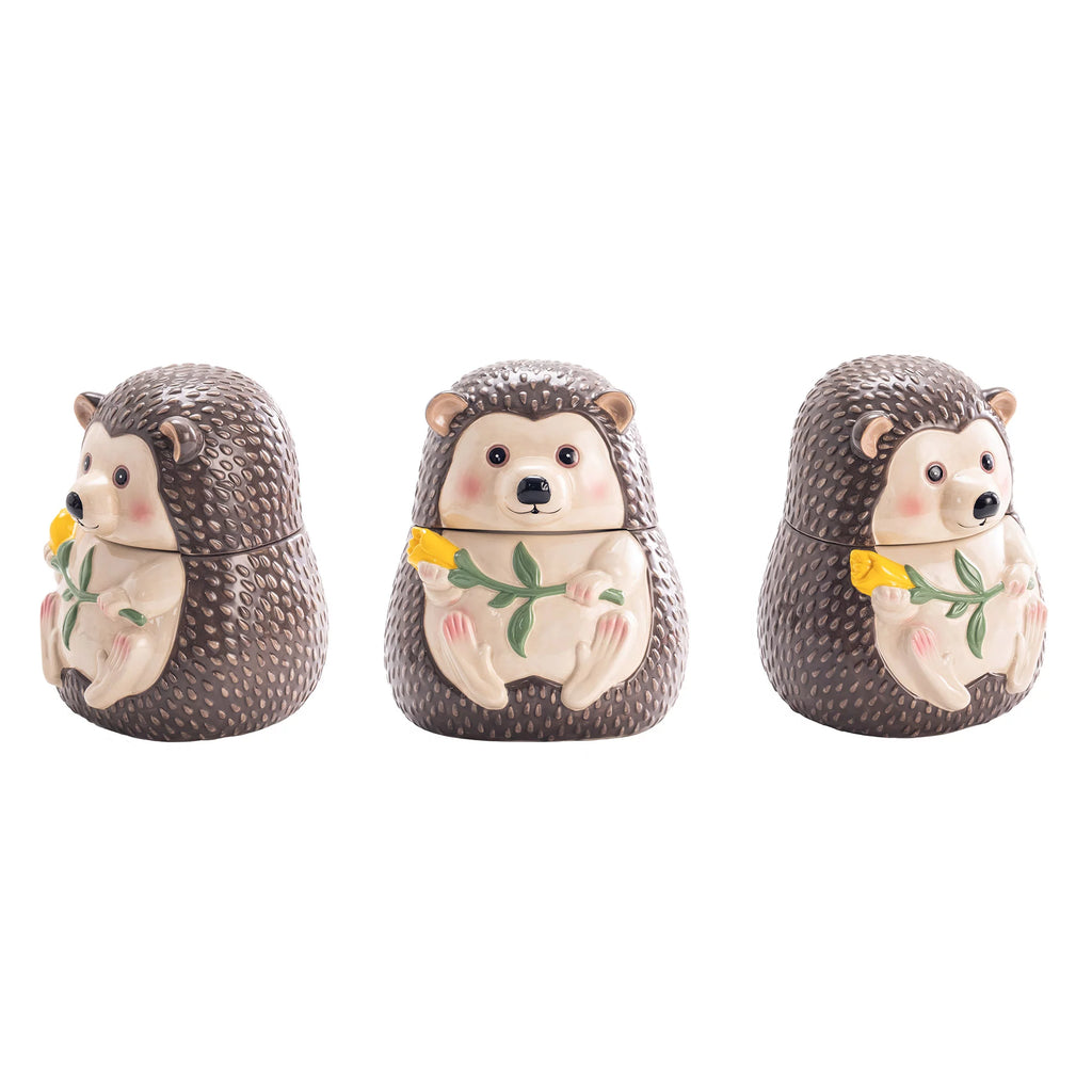 9.6 inch Air Tight Ceramic Cookie Jar U7440