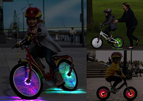 Rechargeable LED Bike Wheel Hub Lights L54030
