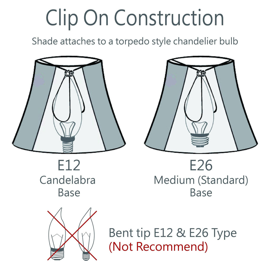 Off White Chandelier Lamp Shade Set 9 Pack F48616