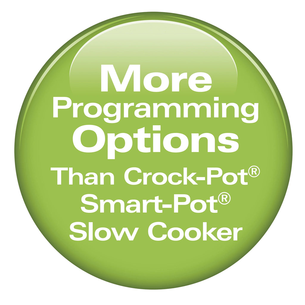 7 Quart Programmable Slow Cooker with Removable Crock, Red Z71879