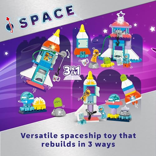 3 in 1 Space Shuttle Rocket Ship Building Set M9291