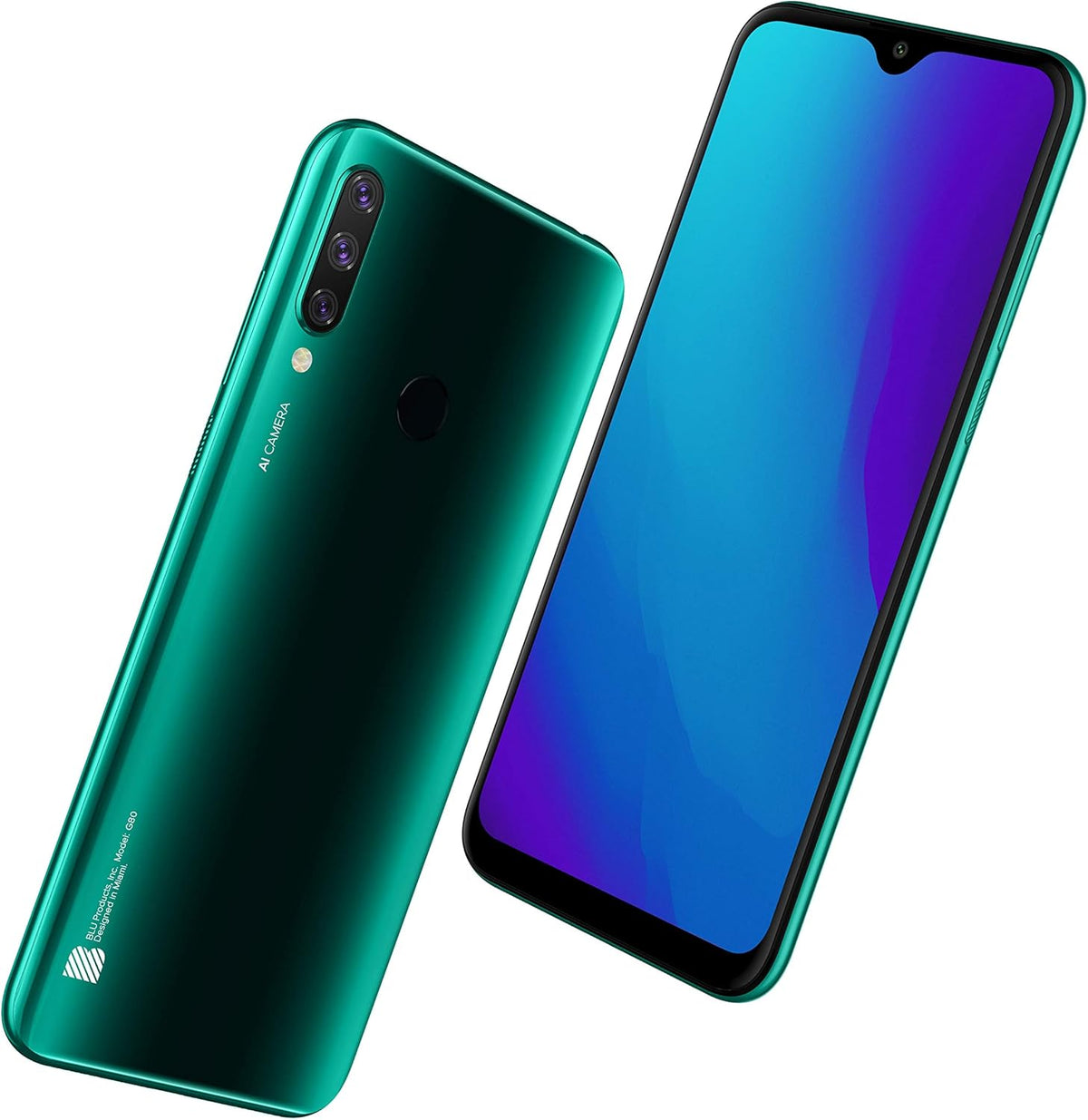 Green 6.5" HD+ 64GB Unlocked Smartphone V812