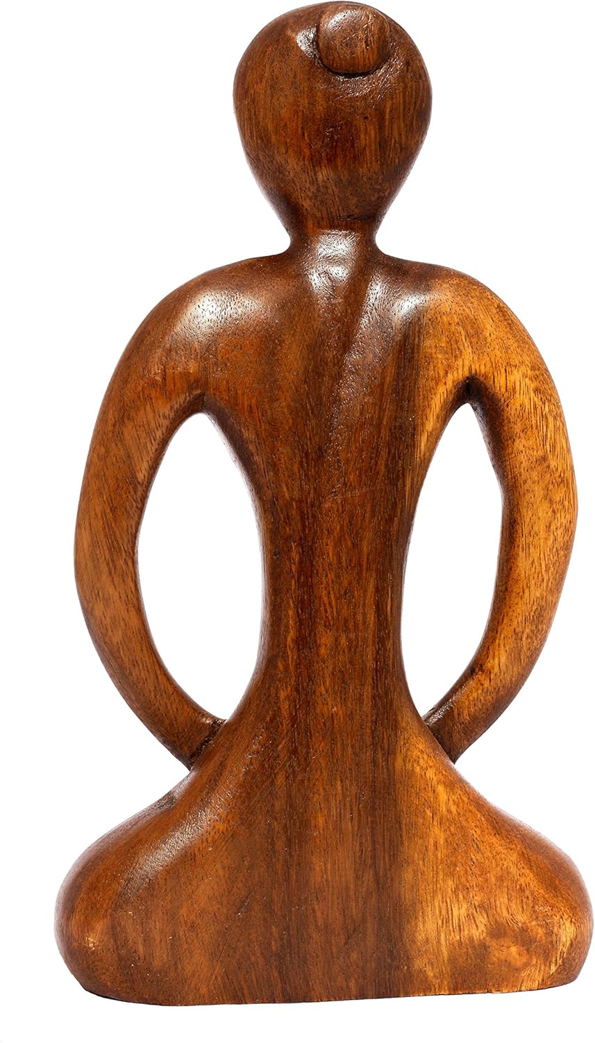 Wooden Handmade Abstract Yoga Sculpture I706