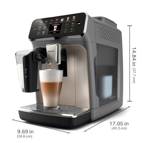 Fully Automatic Espresso Machine, Black Chrome B166