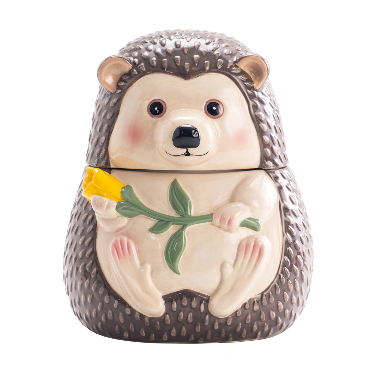 9.6 inch Air Tight Ceramic Cookie Jar U7440