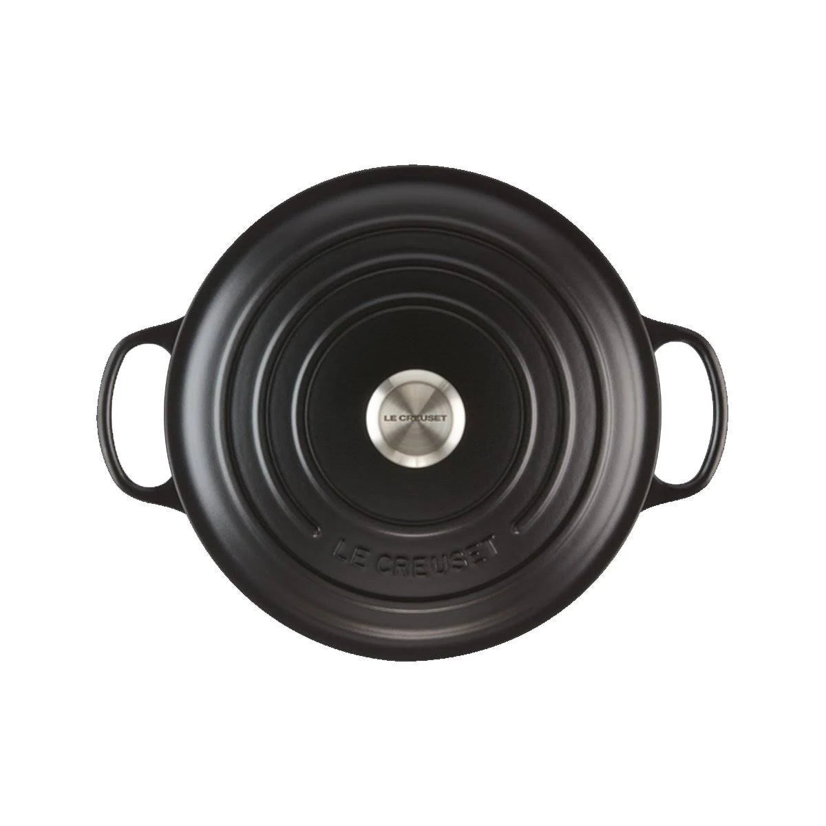 Round Casserole Cast Iron 22 cm Satin Black E230834