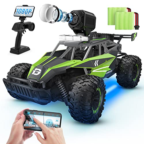 1:16 Scale Remote Control Car with 1080P HD Camera and LED Lights Q195052