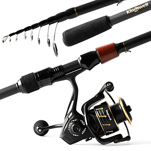 Telescopic Graphite Carbon Fishing Rod and Reel Combo C75929
