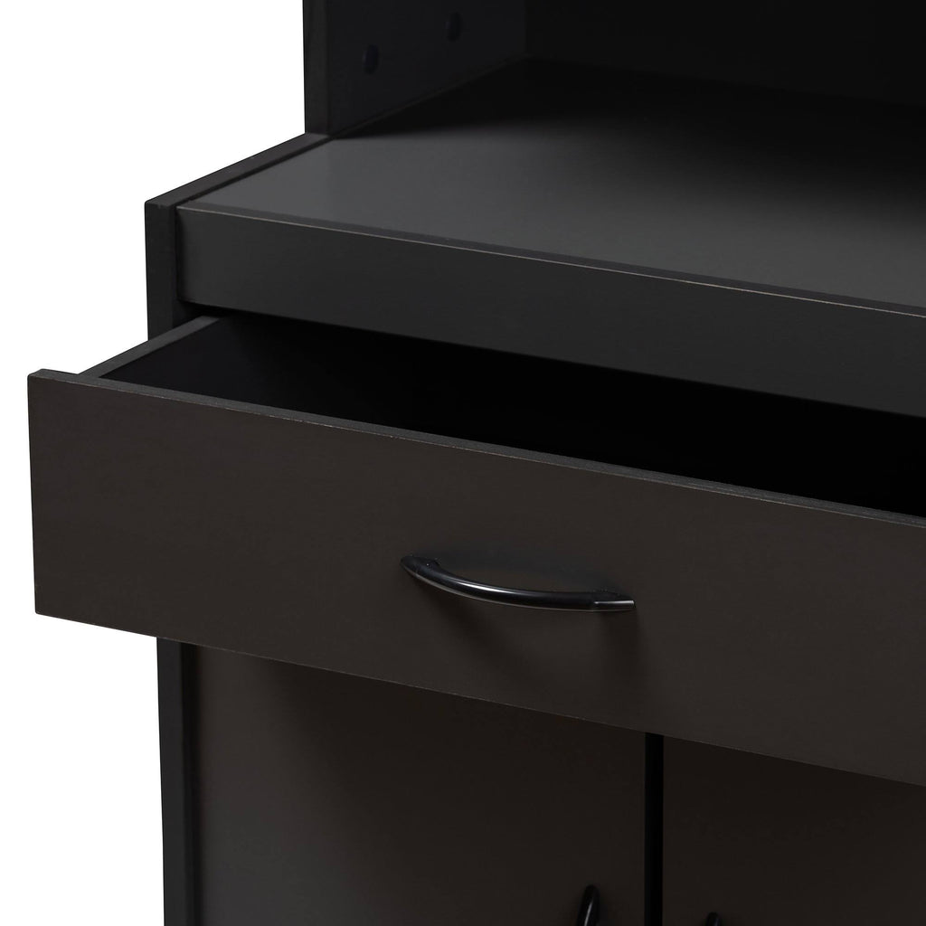 Dark Grey Finished Kitchen Cabinet R9861