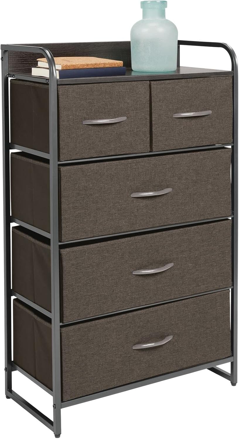 Charcoal Gray 5 Drawer Dresser C6830