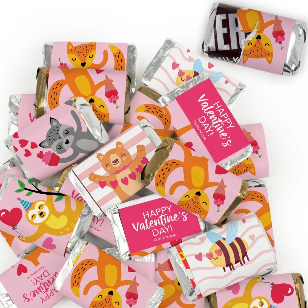 41 Pcs Valentine's Day Candy Favors Miniatures Chocolate K885