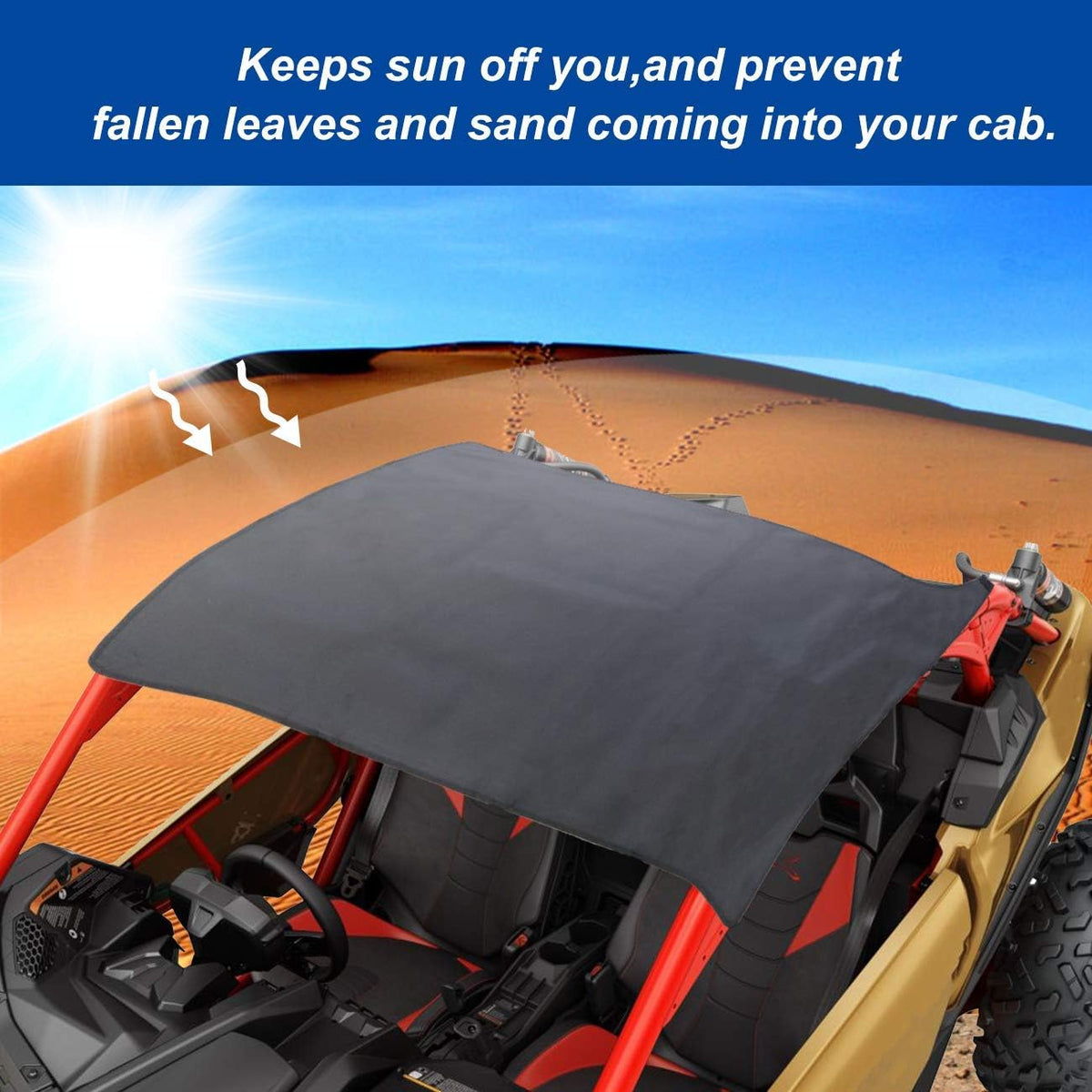 Soft Top Canvas Roof for UTV 2 Doors I760536