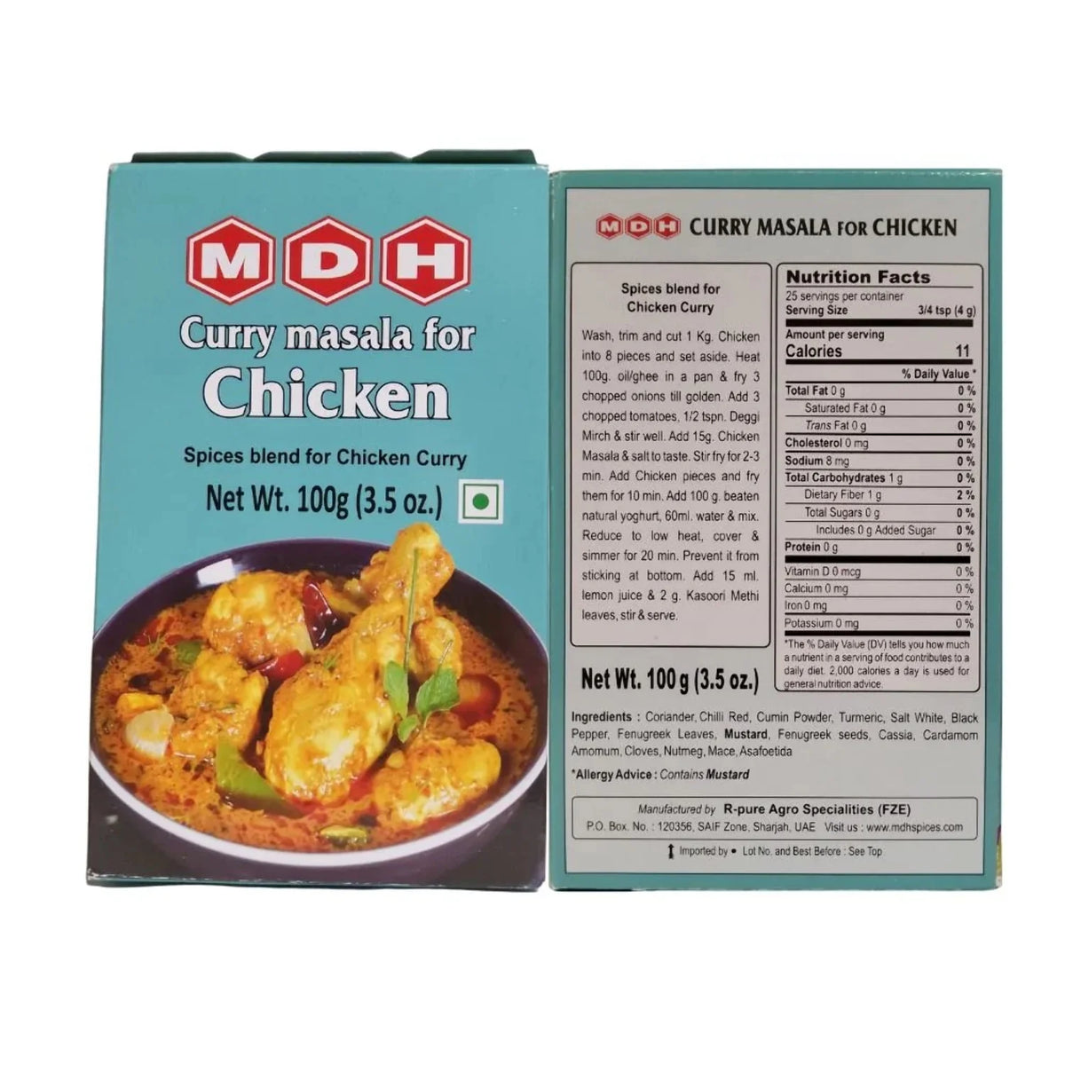100g Curry Masala (Pack of 10) S86792