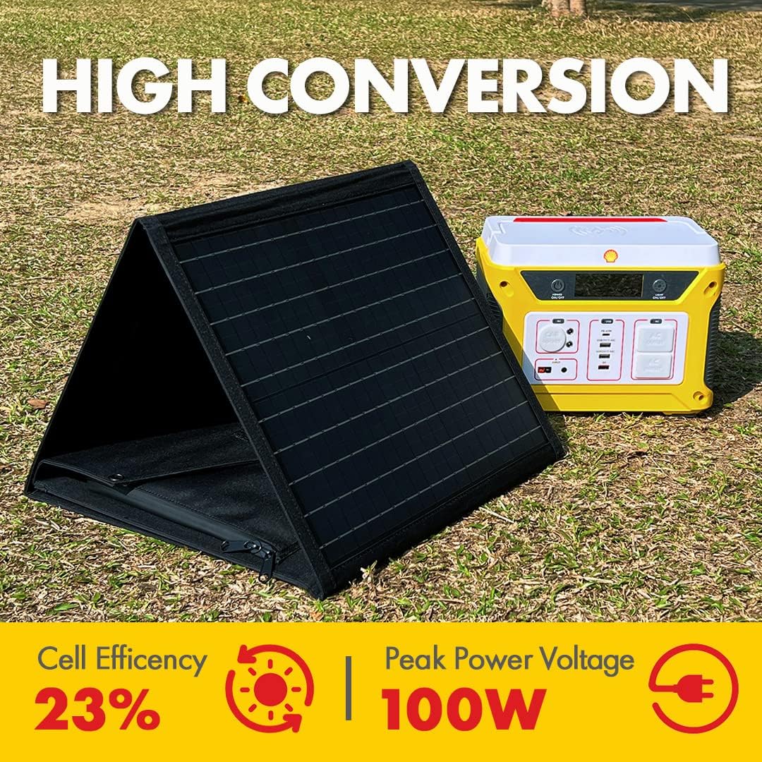 100W Foldable Waterproof Solar Panel Charger C940