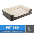 3-Sided Bolster Orthopedic Pet Bed H7956