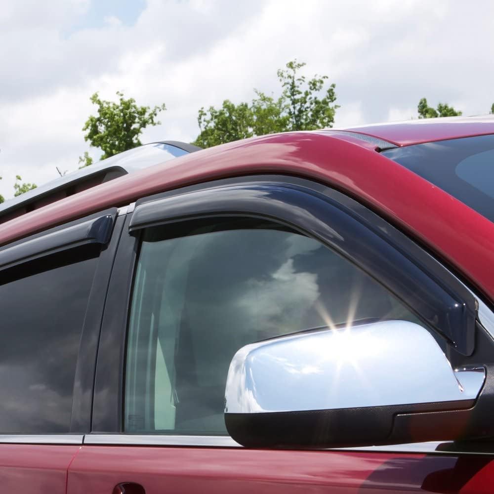 Dark Smoke Tape-on Window Visor Deflector F748592