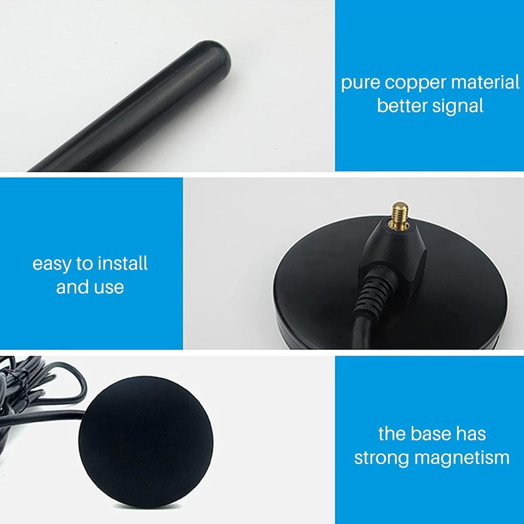 Waterproof 5.8dBi Magnet Base 915MHZ LoRa Gateway Antenna with 10FT Cable Pack of 2 D987972