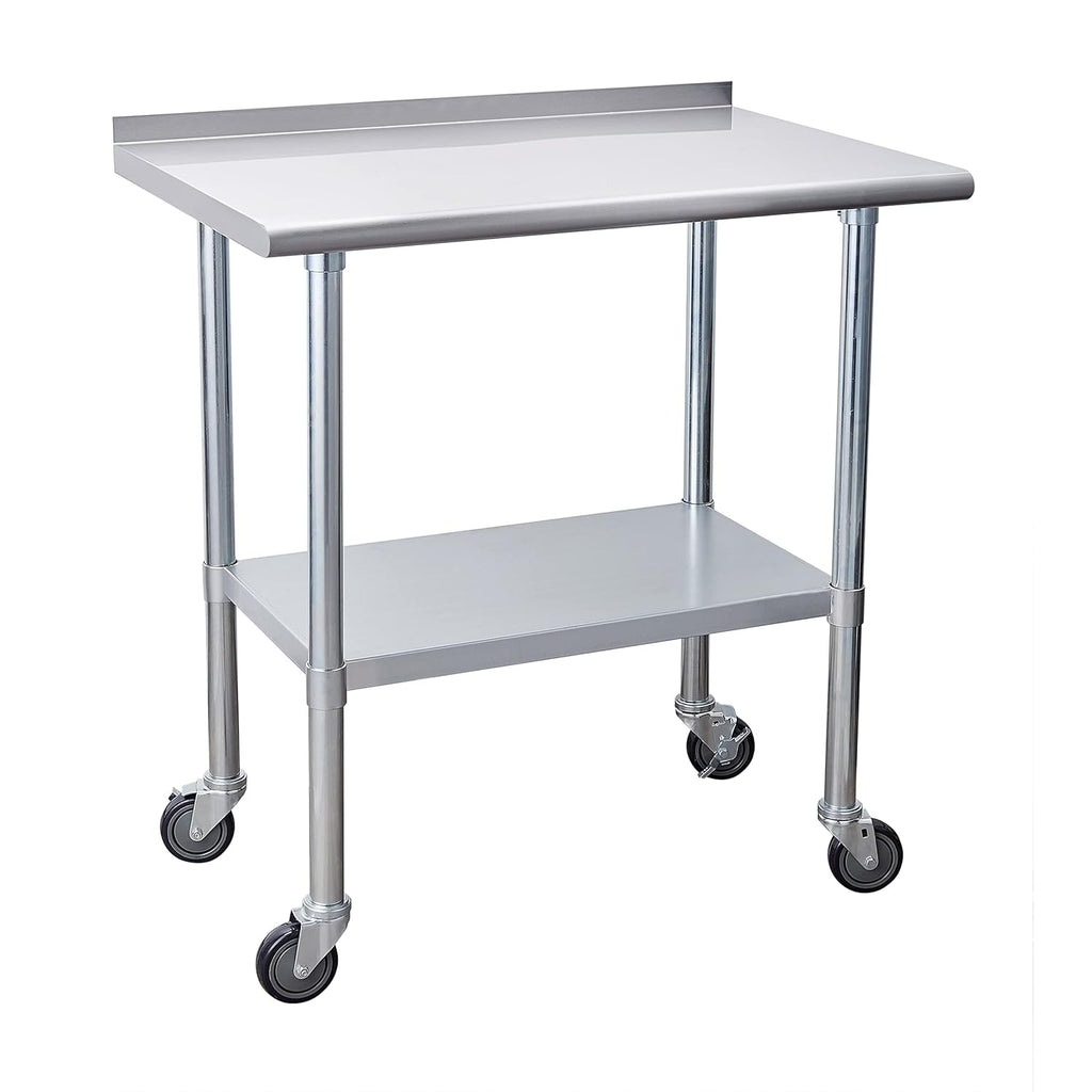 Stainless Steel Table with Caster Wheels T250