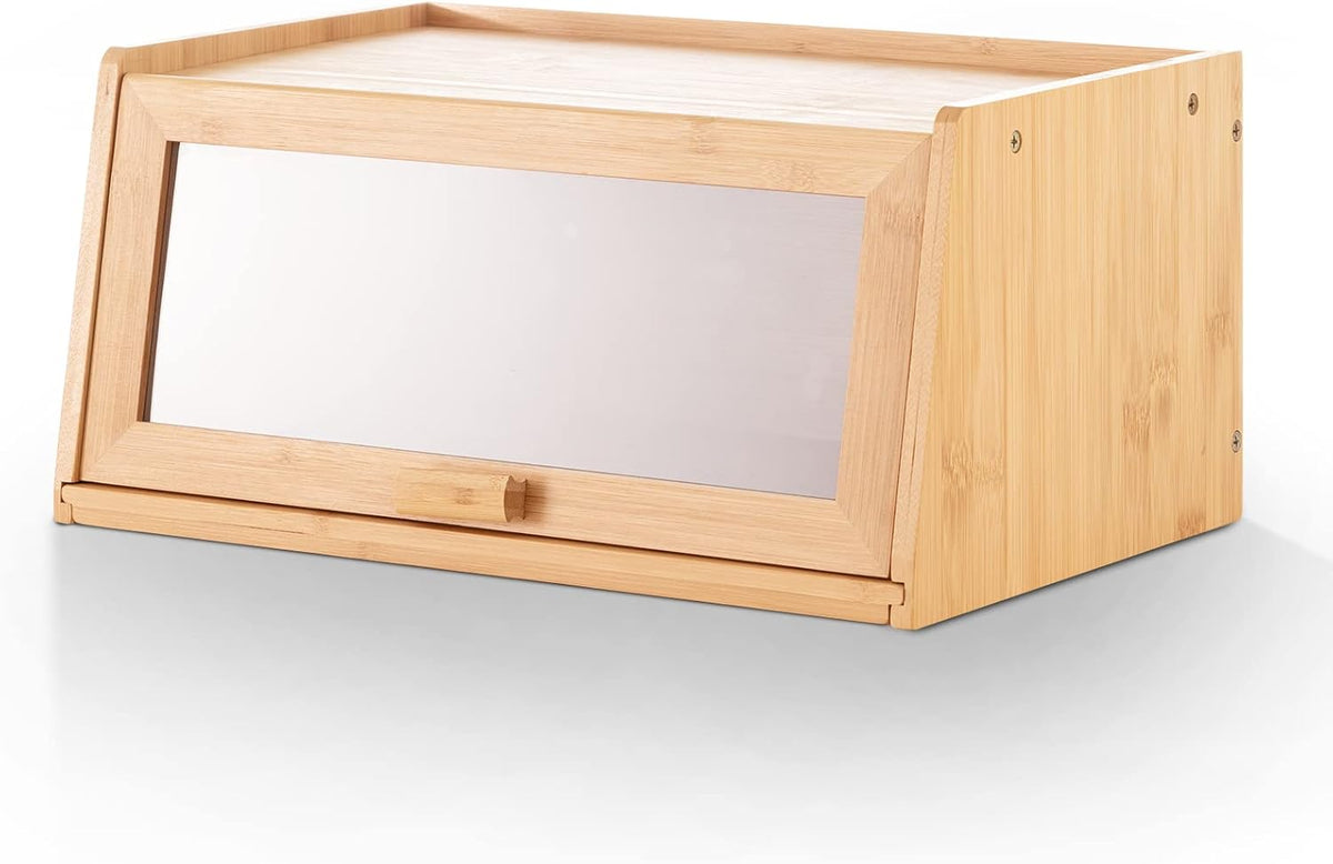 Bamboo Bread Box with Cutting Board W46895