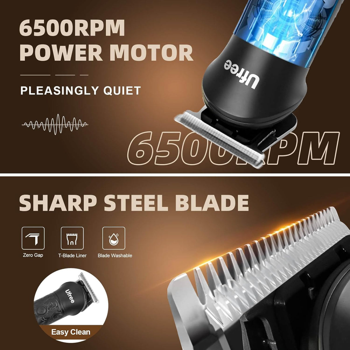 Beard Trimmer Electric Razor Cordless Hair Clippers 7 in 1 Beard Grooming Kit T326