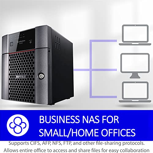 4-Bay Desktop NAS 8TB (4x2TB) with HDD Hard Drives Included 2.5GBE C1165