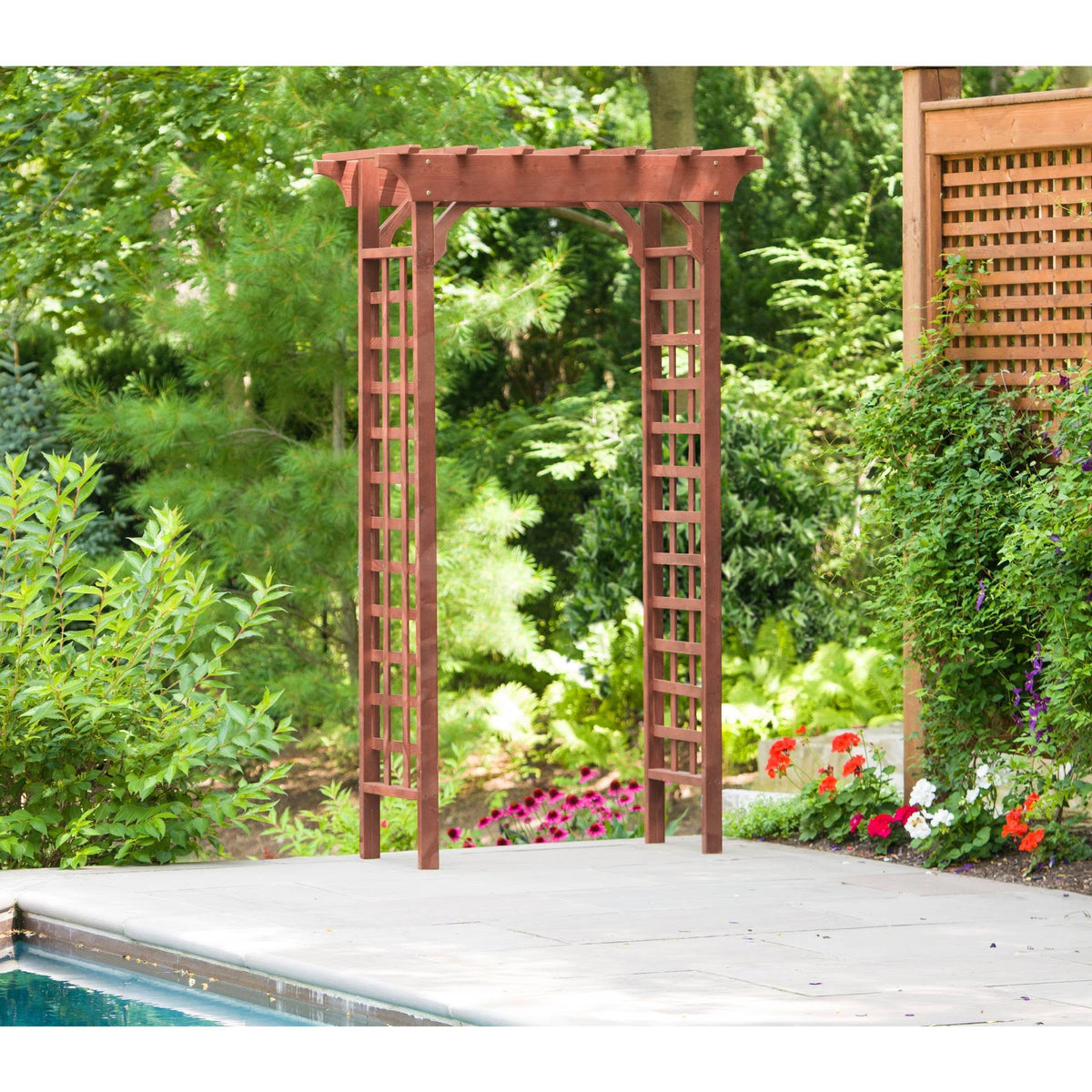 Medium Brown Garden Arbor G2894
