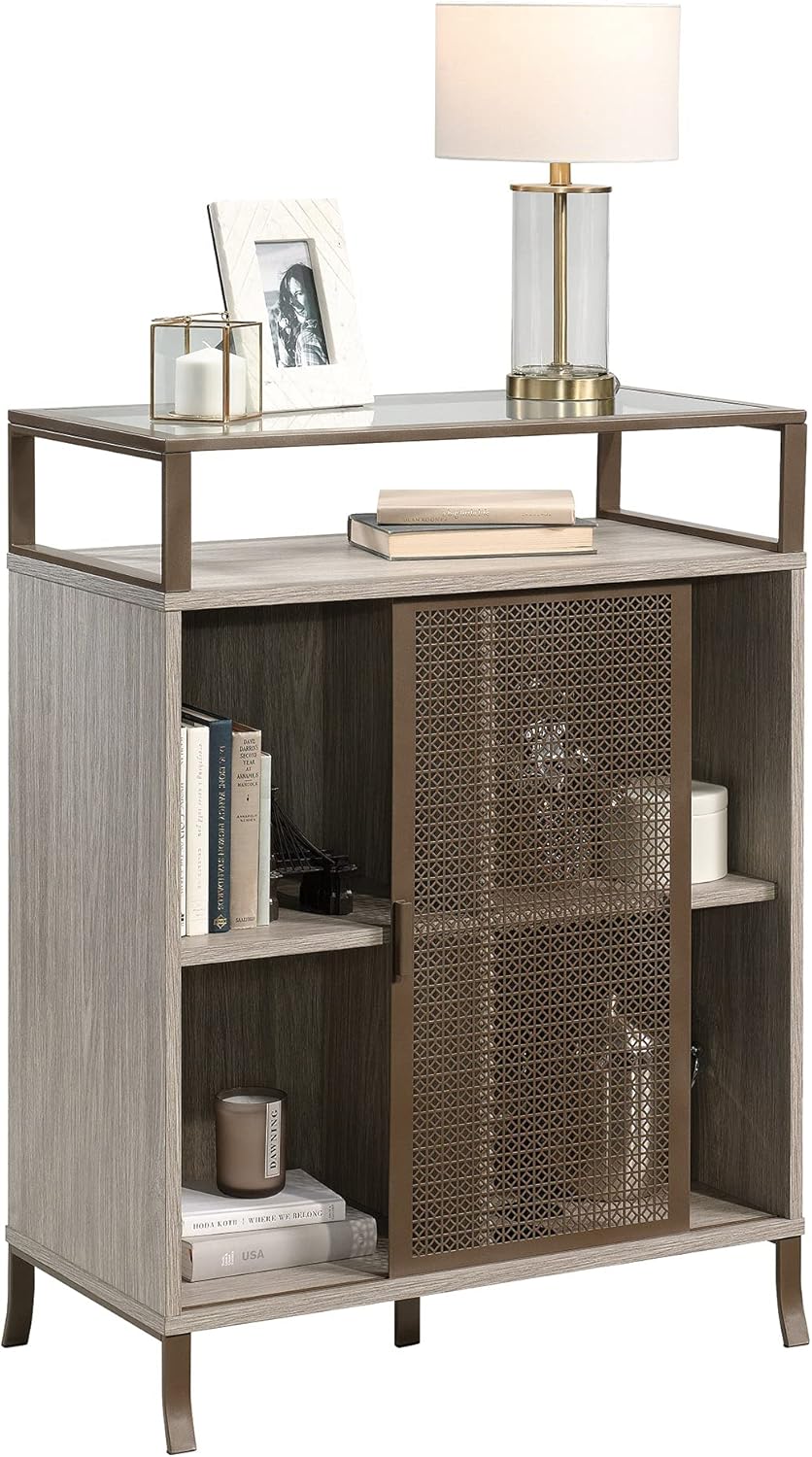 Storage Cabinet, Champagne Oak Finish W531
