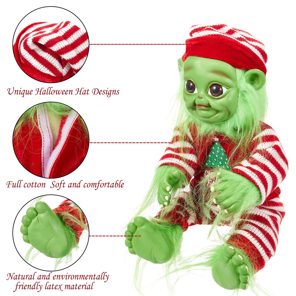 Christmas Latex Ugly Doll with Clothes L18193