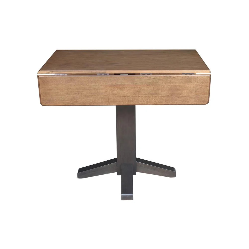 36" Solid Wood Square Dual Drop Leaf Dining Table R829869