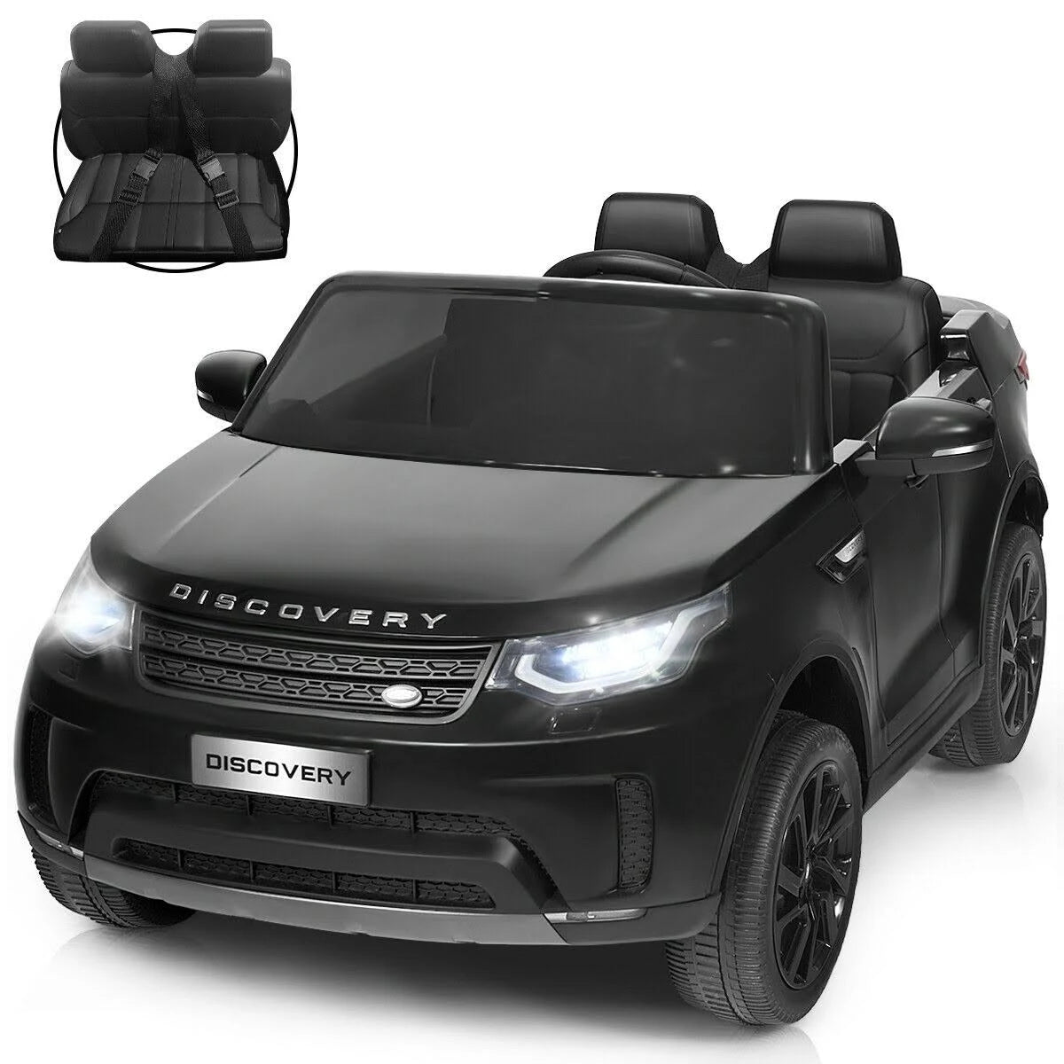 Black 2-Seater Ride on Car Z890