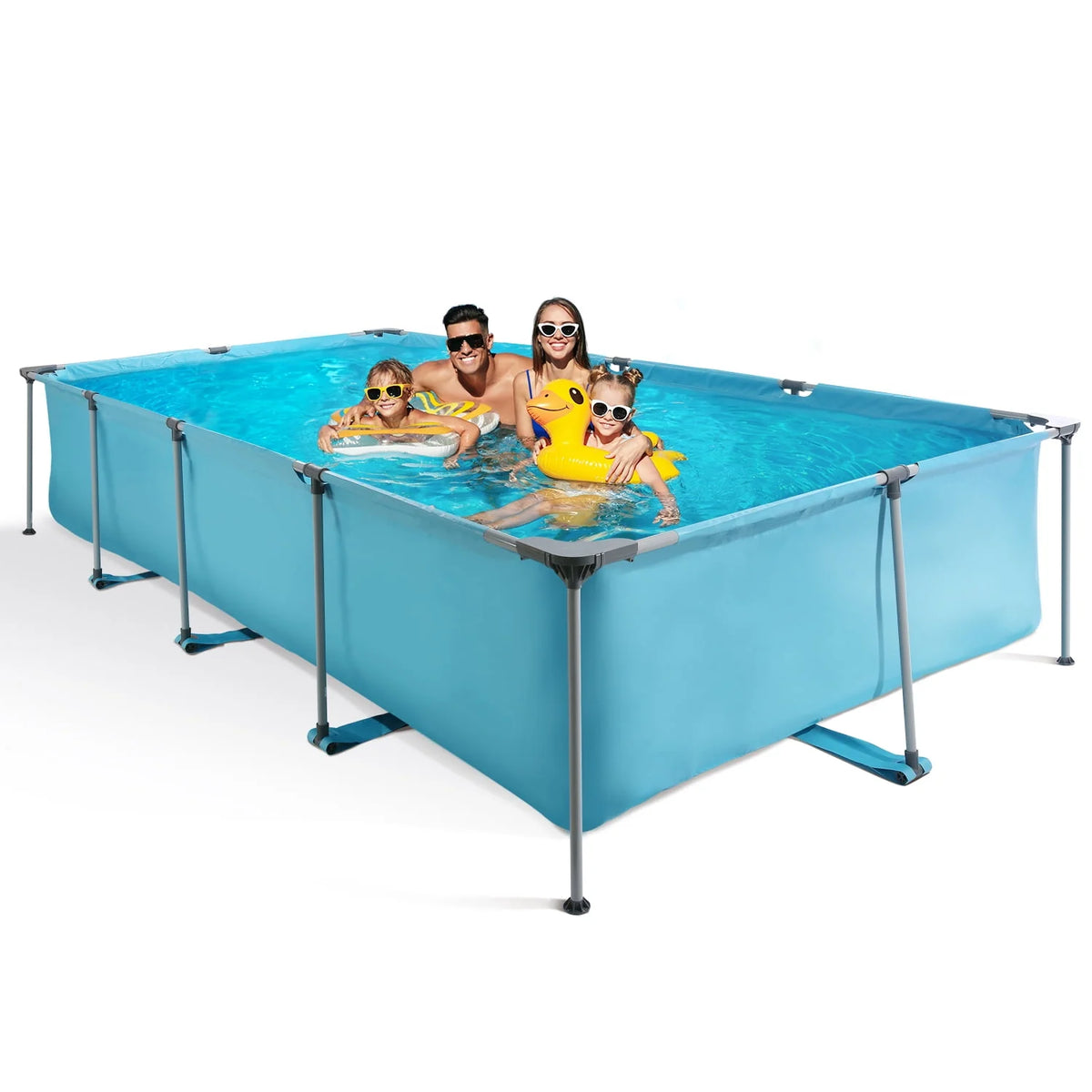 10 ft Above Ground Rectangular Frame Swimming Pool S368