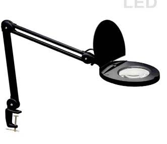LED Magnifier with Bracket Black X99664