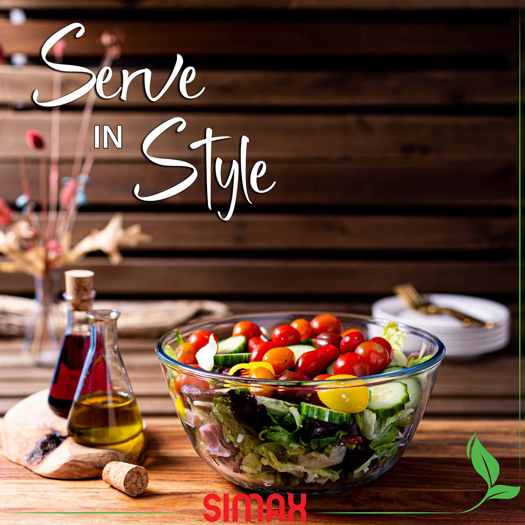 2.6 Quart Borosilicate Glass Mixing Bowl G8728