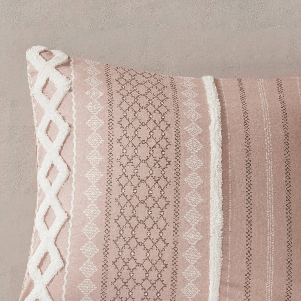 Blush King Cotton Duvet Cover Set Q27620