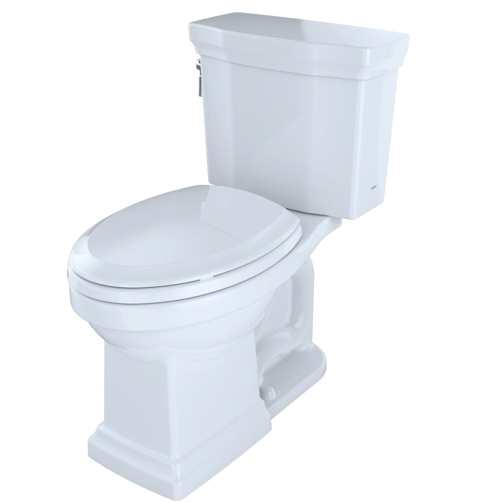 Cotton White Elongated Two-Piece Toilet D594350