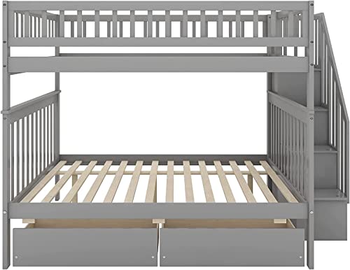 Queen Size Murphy Bed with Storage Drawer and Charging Station E845