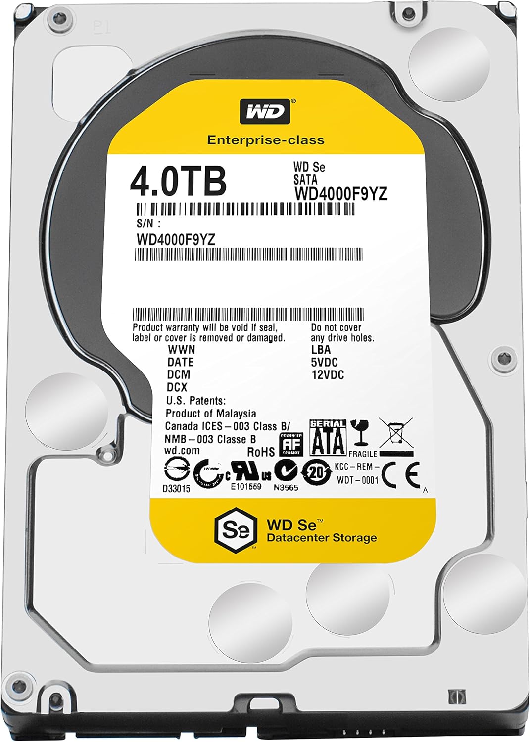 4TB 7200 RPM SATA 6 Gb/s 64MB Cache 3.5 Inch Hard Disk Drive H451