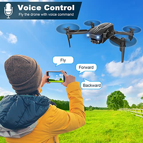 Mini Drone with Camera 1080P HD FPV 90° Adjustable Lens 2 Batteries Y5232