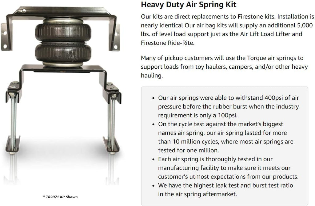 Air Spring Bag Suspension Kit K698054