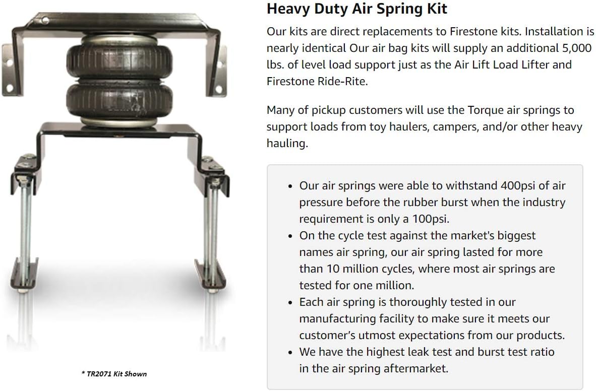 Air Spring Bag Suspension Kit K698054