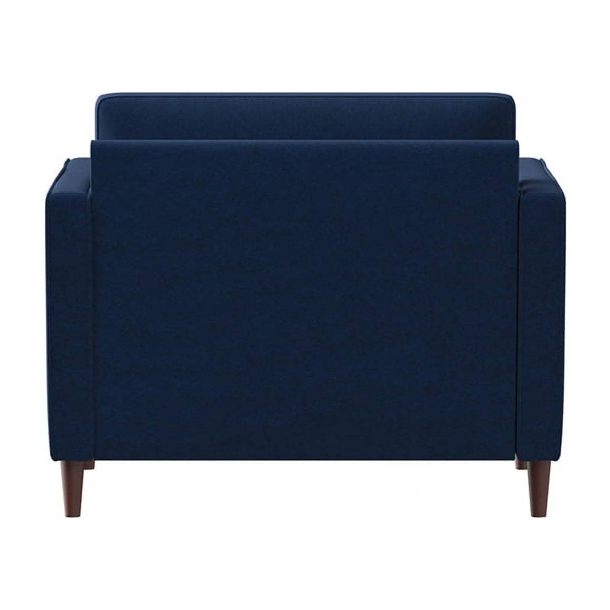 King Chair in Navy Blue Fabric Upholstery O94445