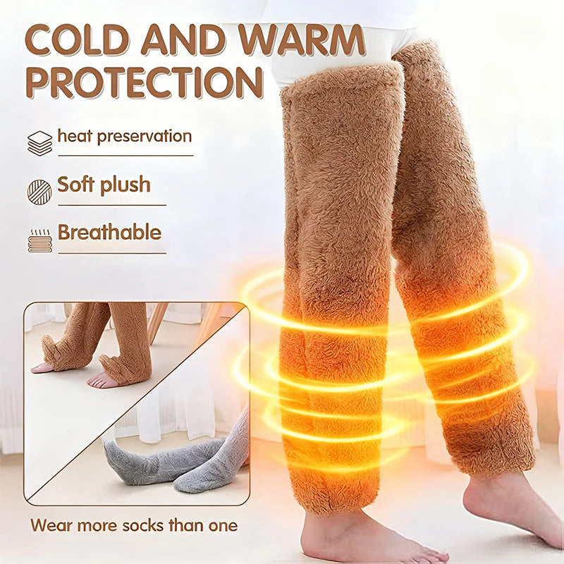 High Fuzzy Long Socks E735