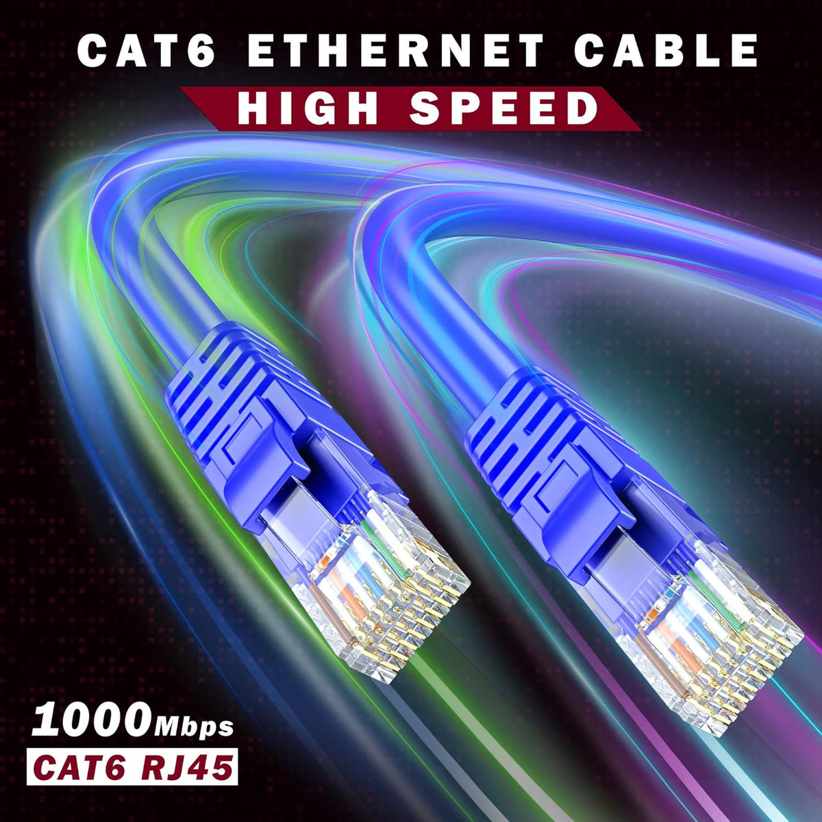 250 Ft Blue Cat 6 Ethernet Cable P87174