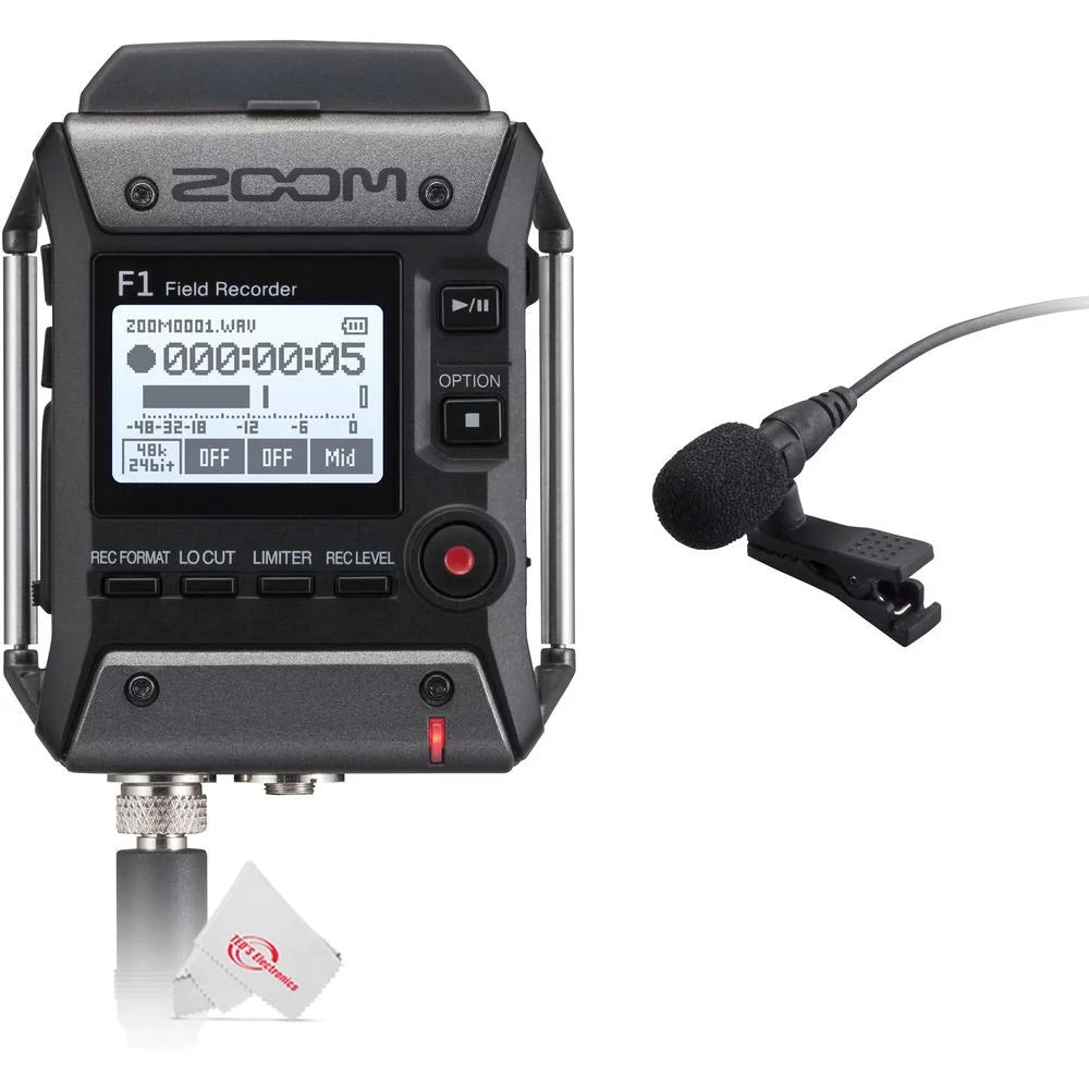 2-Input 2-Track Portable Digital Multitrack Field Recorder + Lavalier Microphone G67134