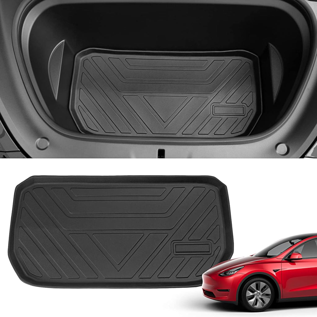 Tesla Model Y Frunk Mat Cargo Liner Floor Mat All Weather 5 Seat Accessories E9759