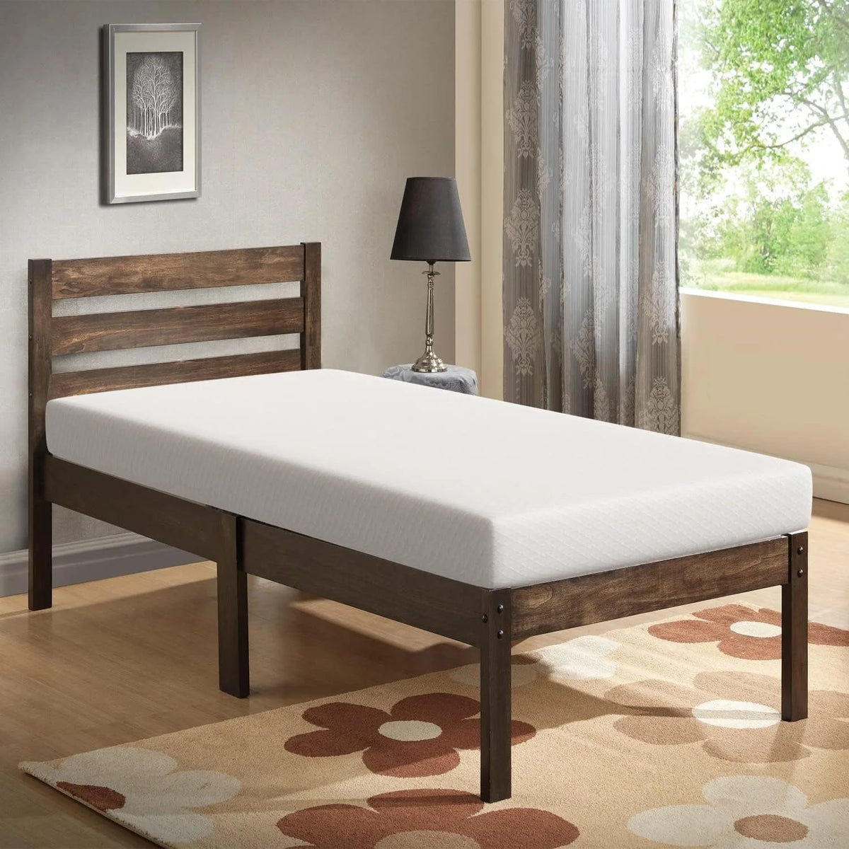Twin 6 inch Gel Memory Foam Mattress Q677431