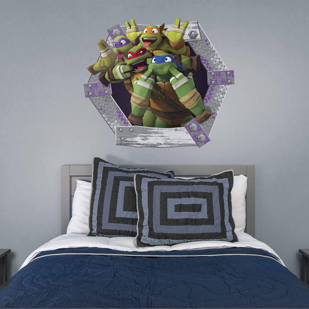 Teenage Mutant Ninja Turtles Goofy Faces Wall Decal Collection I657082