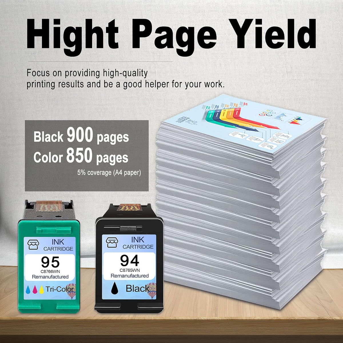 6-Pack Ink Cartridge (3 Black and 3 Tri-Color) C402848