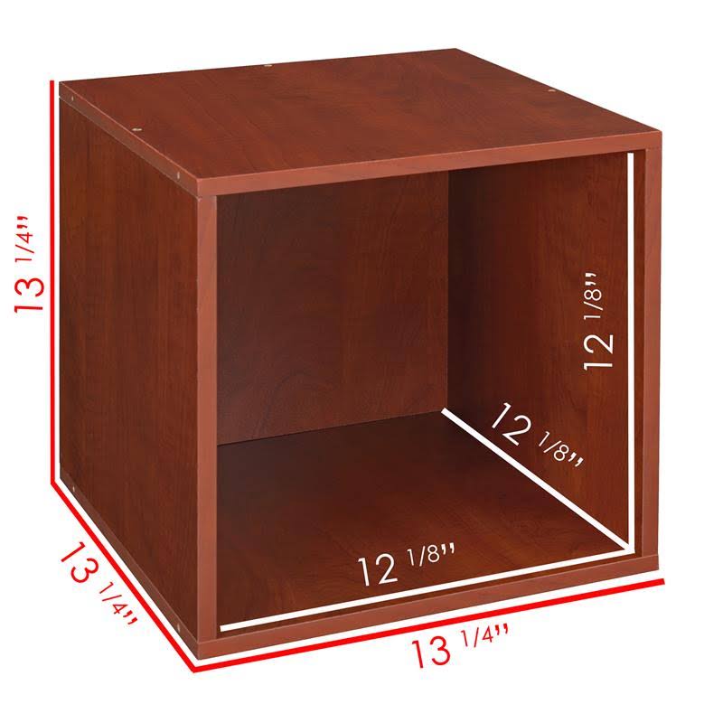 Cherry/Blue Storage Set with Foldable Storage Bins A183